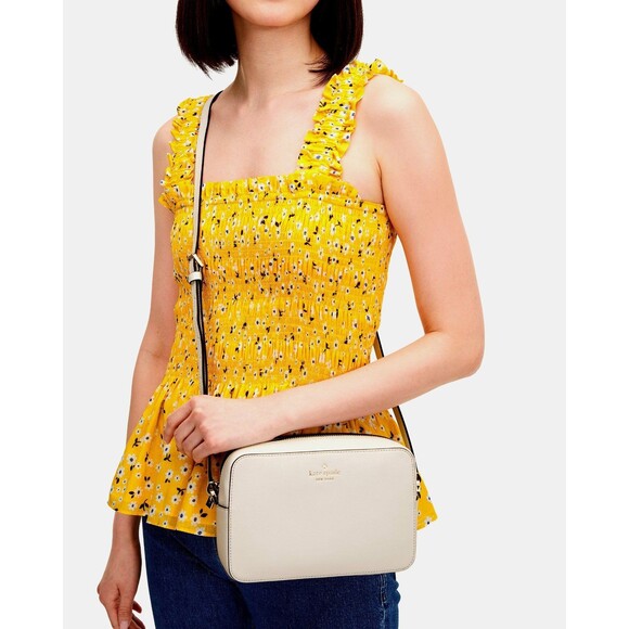 New Kate Spade Harper Crossbody bag Leather Tusk - Picture 3 of 4